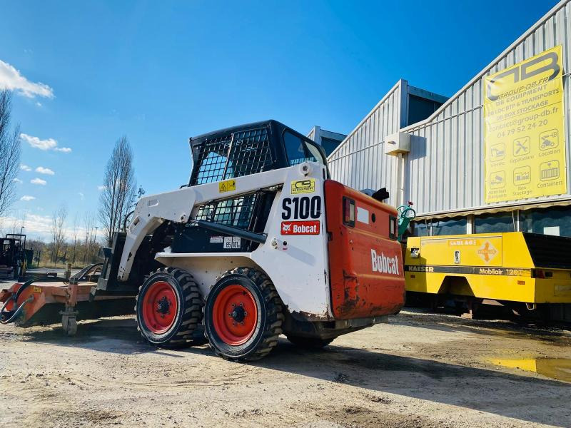 BOBCAT S100 mini chargeuse sur pneu (AVEC ACCESSOIRES) - Kompaktlaadur: pilt 3 BOBCAT S100 mini chargeuse sur pneu (AVEC ACCESSOIRES) - Kompaktlaadur: pilt 3
