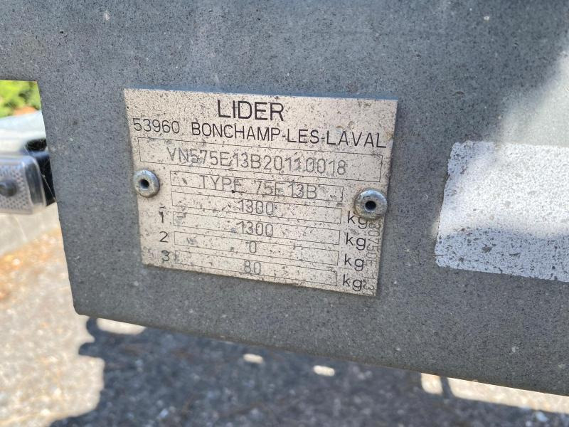 Auto järelhaagis LIDER 75E13B Remorque Porte Voiture: pilt 8
