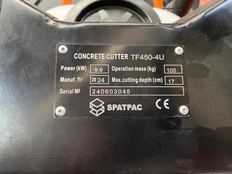 Uus Ehitusseade SPATPAC TF450-4U SCIE À SOL NEUVE: pilt 9