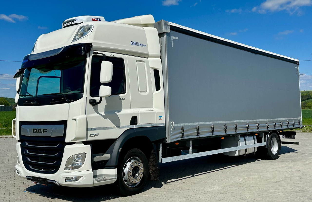 DAF CF 320 / FIRANKA / 21 EUROPALET / SYPIALKA / AUTOMAT / KLIMA POSTOJOWA / 2021 ROK TO - Tent veoauto: pilt 2 DAF CF 320 / FIRANKA / 21 EUROPALET / SYPIALKA / AUTOMAT / KLIMA POSTOJOWA / 2021 ROK TO - Tent veoauto: pilt 2