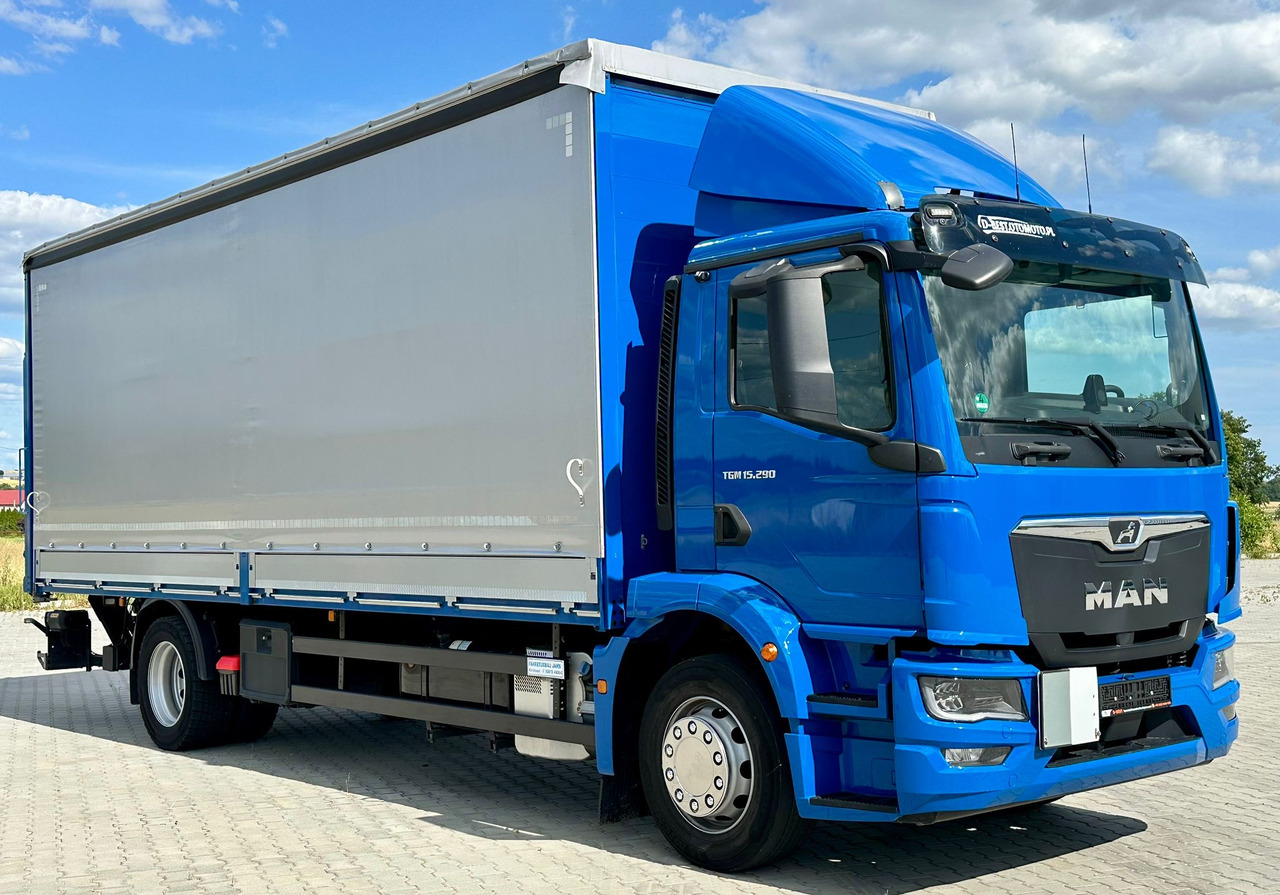 MAN TGM 15.290 / FIRANKA / WINDA / AUTOMAT / 2021 ROK / 18 EUROPALET / 15 T DMC - Tent veoauto: pilt 1 MAN TGM 15.290 / FIRANKA / WINDA / AUTOMAT / 2021 ROK / 18 EUROPALET / 15 T DMC - Tent veoauto: pilt 1