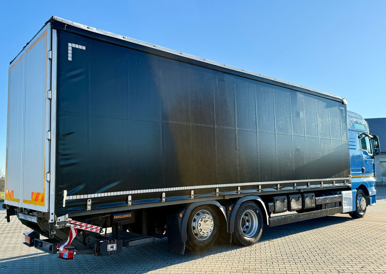 MAN TGX 26.420 / FIRANKA / WINDA / 23 EUROPALETY / 6x2 / AUTOMAT / EURO 6 / OŚ PODNOSZONA / DUŻA KABINA / 2019 ROK - Tent veoauto: pilt 3 MAN TGX 26.420 / FIRANKA / WINDA / 23 EUROPALETY / 6x2 / AUTOMAT / EURO 6 / OŚ PODNOSZONA / DUŻA KABINA / 2019 ROK - Tent veoauto: pilt 3