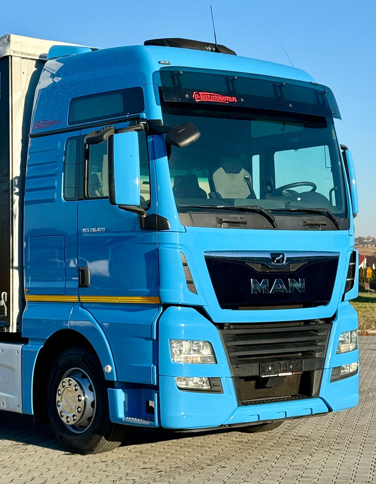 MAN TGX 26.420 / FIRANKA / WINDA / 23 EUROPALETY / 6x2 / AUTOMAT / EURO 6 / OŚ PODNOSZONA / DUŻA KABINA / 2019 ROK - Tent veoauto: pilt 5 MAN TGX 26.420 / FIRANKA / WINDA / 23 EUROPALETY / 6x2 / AUTOMAT / EURO 6 / OŚ PODNOSZONA / DUŻA KABINA / 2019 ROK - Tent veoauto: pilt 5