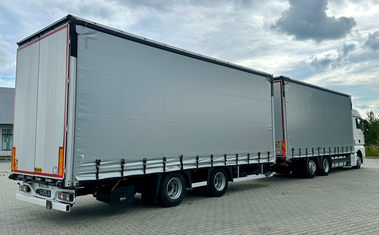 MAN TGX 26.460 / ZESTAW PRZEJAZDOWY / 38 PALET / AUTOMAT / SYPIALKA / PRZYCZEPA WIELTON / 2019 ROK / NISKI PRZEBIEG - Tent veoauto: pilt 3 MAN TGX 26.460 / ZESTAW PRZEJAZDOWY / 38 PALET / AUTOMAT / SYPIALKA / PRZYCZEPA WIELTON / 2019 ROK / NISKI PRZEBIEG - Tent veoauto: pilt 3
