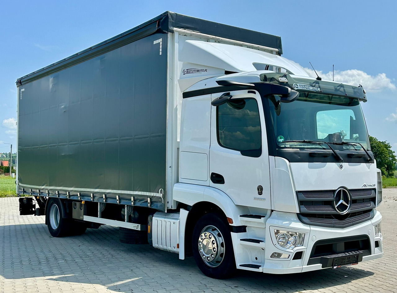MERCEDES-BENZ ACTROS 1833 / FIRANKA / WINDA / 18 PALET / AUTOMAT / 310 TYS KM / DUŻY SILNIK / 2020 ROK / SYPIALKA - Tent veoauto: pilt 1 MERCEDES-BENZ ACTROS 1833 / FIRANKA / WINDA / 18 PALET / AUTOMAT / 310 TYS KM / DUŻY SILNIK / 2020 ROK / SYPIALKA - Tent veoauto: pilt 1