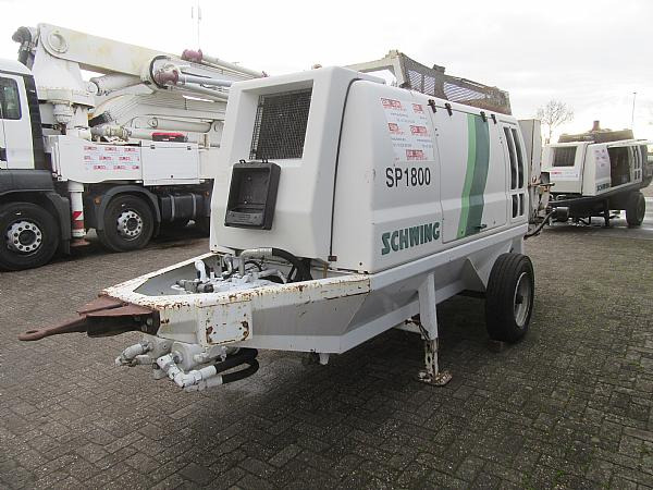 2014 SCHWING SP1800 D 129KW trailer pump - Statsionaarne betoonipump: pilt 2 2014 SCHWING SP1800 D 129KW trailer pump - Statsionaarne betoonipump: pilt 2