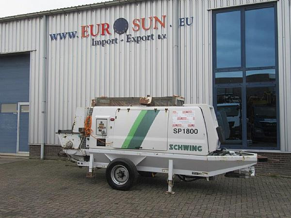 2015 SCHWING SP 1800 D 129KW - Statsionaarne betoonipump: pilt 1 2015 SCHWING SP 1800 D 129KW - Statsionaarne betoonipump: pilt 1