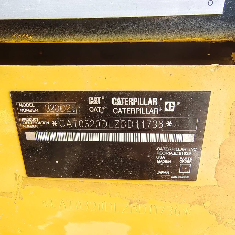 CAT 320D2 - Lintekskavaator: pilt 4 CAT 320D2 - Lintekskavaator: pilt 4