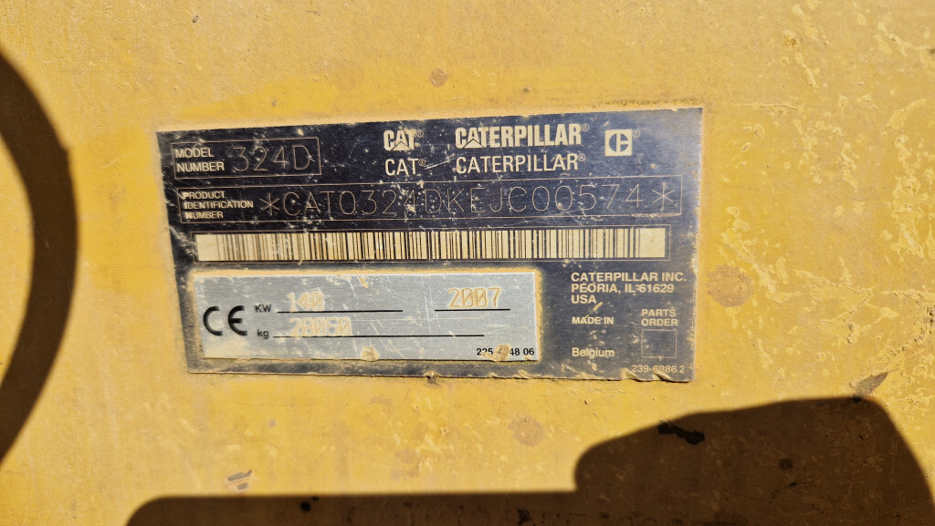 CAT 324 D Zustand gut, deutsche Maschine 8016h original - Lintekskavaator: pilt 3 CAT 324 D Zustand gut, deutsche Maschine 8016h original - Lintekskavaator: pilt 3
