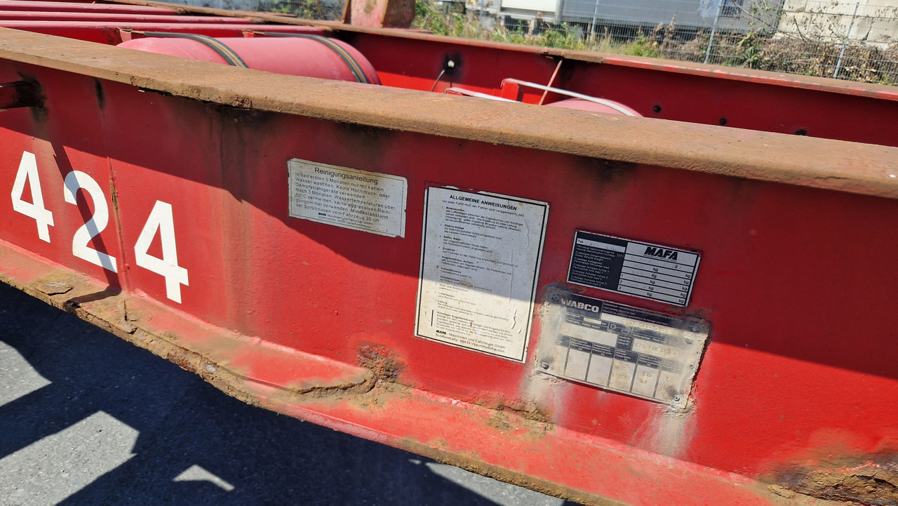 MAFA 20.30.40. ft Containerchassis - Konteinerveduk/ Tõstukiga poolhaagis: pilt 2 MAFA 20.30.40. ft Containerchassis - Konteinerveduk/ Tõstukiga poolhaagis: pilt 2