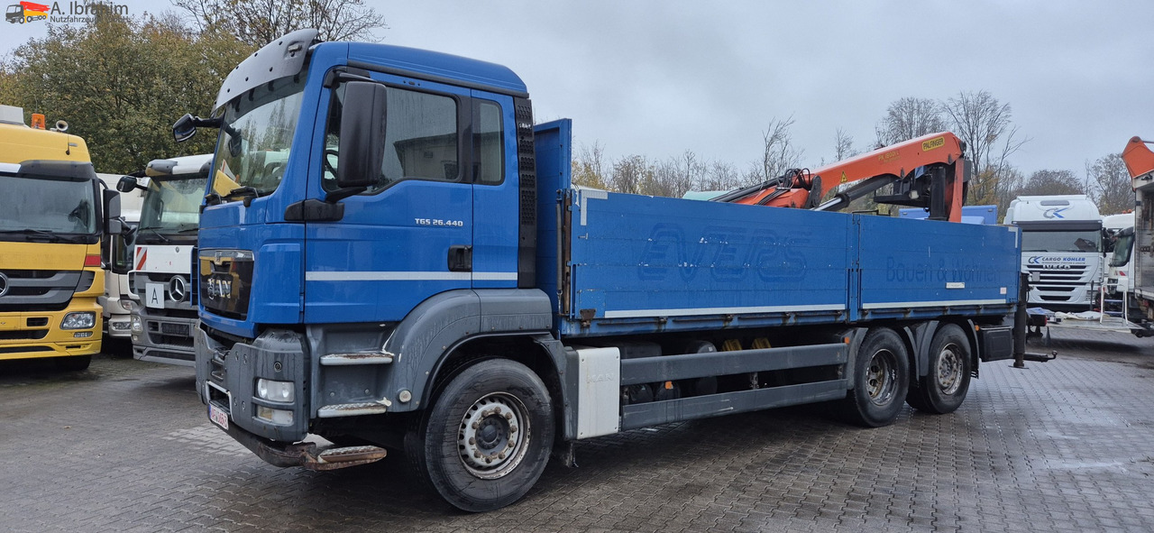 MAN TGS 26.440 PK 18001 L 6x2 | Lift-Lenkachse - Kraanaga veoauto, Madelveok/ Platvormveok: pilt 1 MAN TGS 26.440 PK 18001 L 6x2 | Lift-Lenkachse - Kraanaga veoauto, Madelveok/ Platvormveok: pilt 1