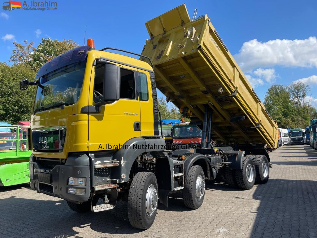 MAN TGS 35.480 3-Seiten Meiller | Bordmatik | 8x8 | Blatt Blatt | 3 Pedals - Kallurauto: pilt 1 MAN TGS 35.480 3-Seiten Meiller | Bordmatik | 8x8 | Blatt Blatt | 3 Pedals - Kallurauto: pilt 1