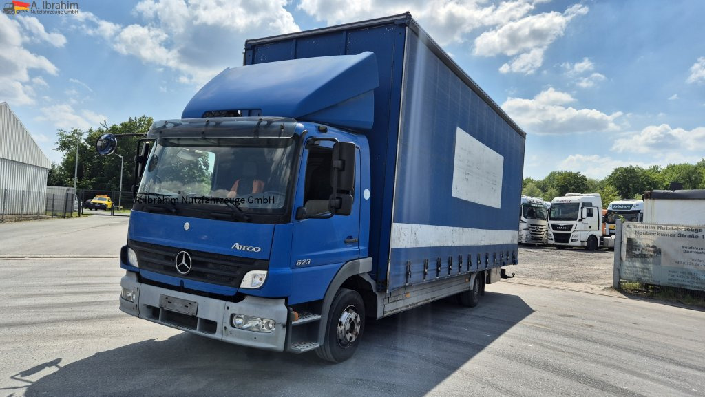 Mercedes-Benz 823 Jumbo LKW 7.30 m Länge x 3,10 m Innenhöhe, 56 cbm - Tent tarbesõiduk: pilt 1 Mercedes-Benz 823 Jumbo LKW 7.30 m Länge x 3,10 m Innenhöhe, 56 cbm - Tent tarbesõiduk: pilt 1
