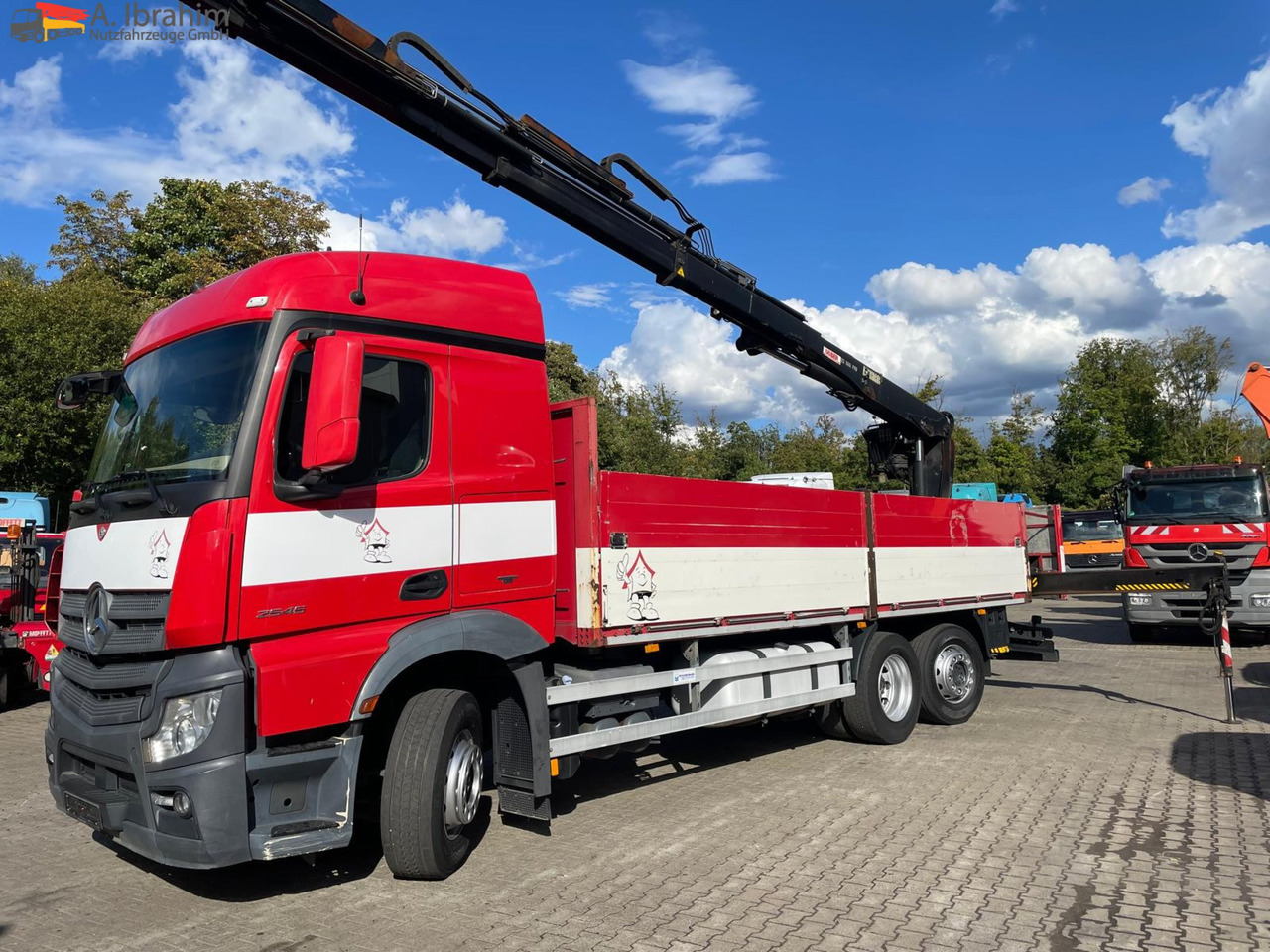 Mercedes-Benz Actros 2545 6x2 Pritsche Kran HIAB 166 - Madelveok/ Platvormveok, Kraanaga veoauto: pilt 1 Mercedes-Benz Actros 2545 6x2 Pritsche Kran HIAB 166 - Madelveok/ Platvormveok, Kraanaga veoauto: pilt 1