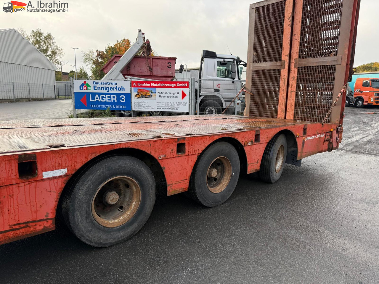 Nooteboom OSD-48-03 V/L ausziehbar | 1 x Lenkachse | Rampen - Madal platvormpoolhaagis: pilt 3 Nooteboom OSD-48-03 V/L ausziehbar | 1 x Lenkachse | Rampen - Madal platvormpoolhaagis: pilt 3