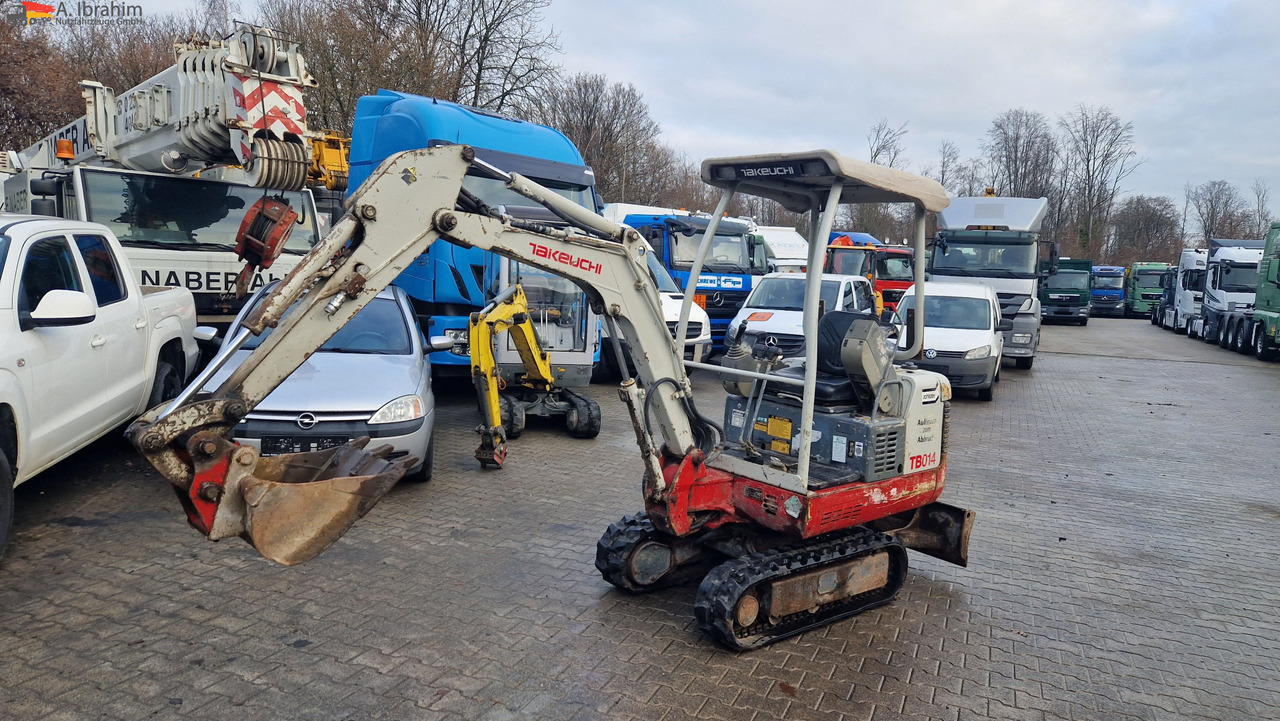 Takeuchi TB 014 Minibagger Zustand gut - Miniekskavaator: pilt 1 Takeuchi TB 014 Minibagger Zustand gut - Miniekskavaator: pilt 1