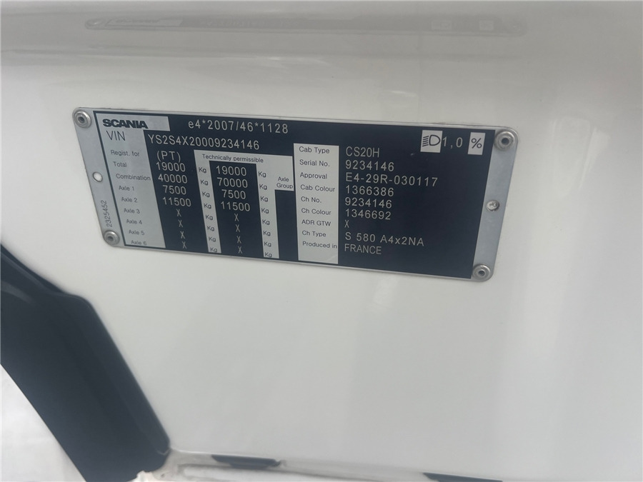 Scania S580 liising Scania S580: pilt 13