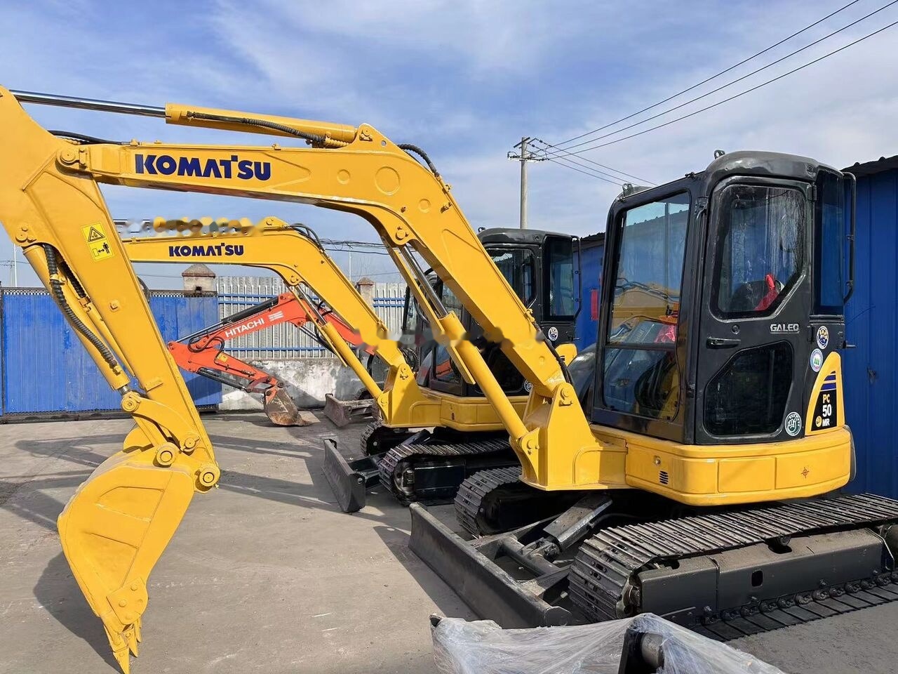 Komatsu PC50MR - Miniekskavaator: pilt 3 Komatsu PC50MR - Miniekskavaator: pilt 3