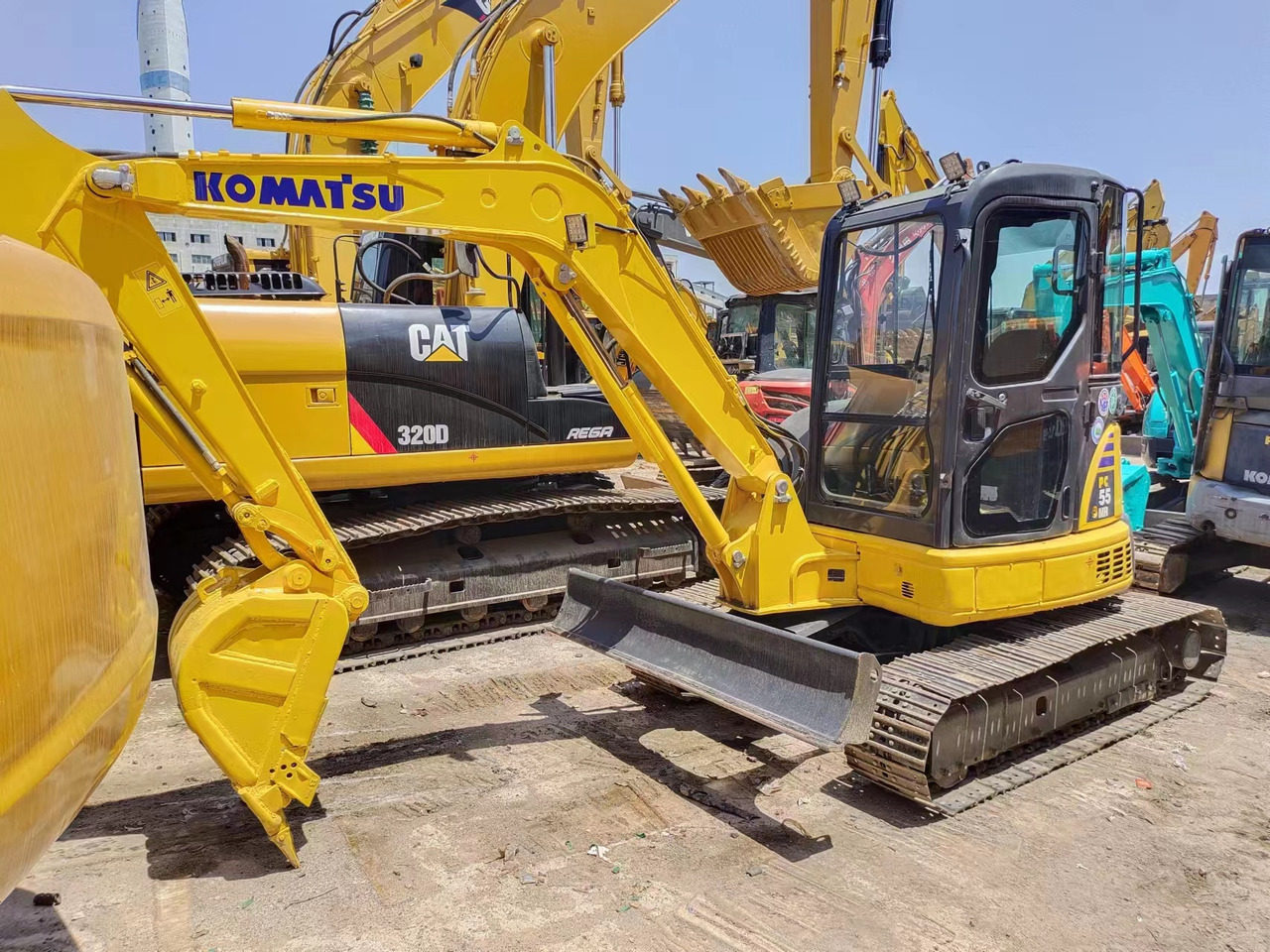 KOMATSU PC55MR - Miniekskavaator: pilt 3 KOMATSU PC55MR - Miniekskavaator: pilt 3