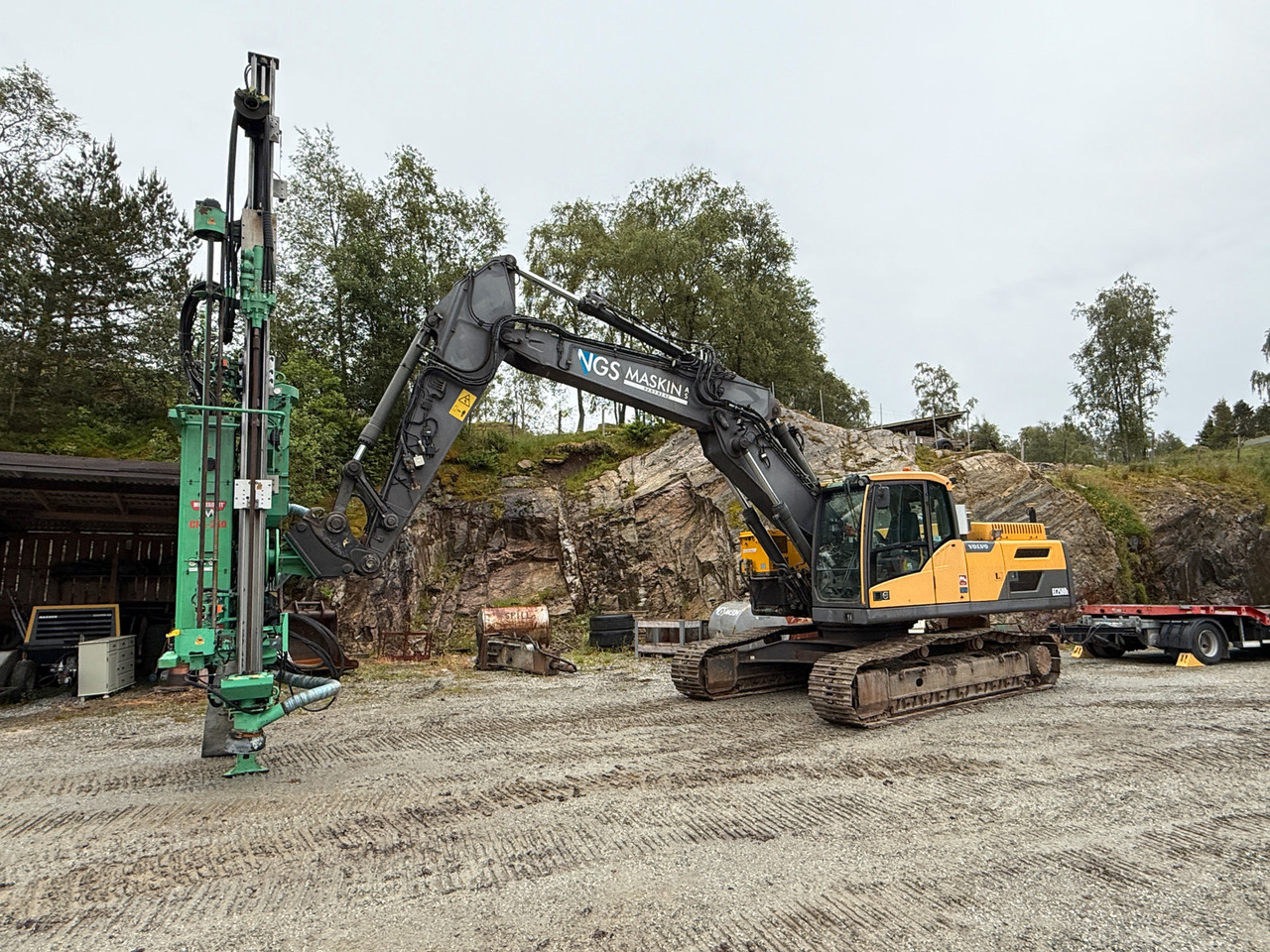 Volvo EC250DL med Montabert tårn - Lintekskavaator: pilt 2 Volvo EC250DL med Montabert tårn - Lintekskavaator: pilt 2
