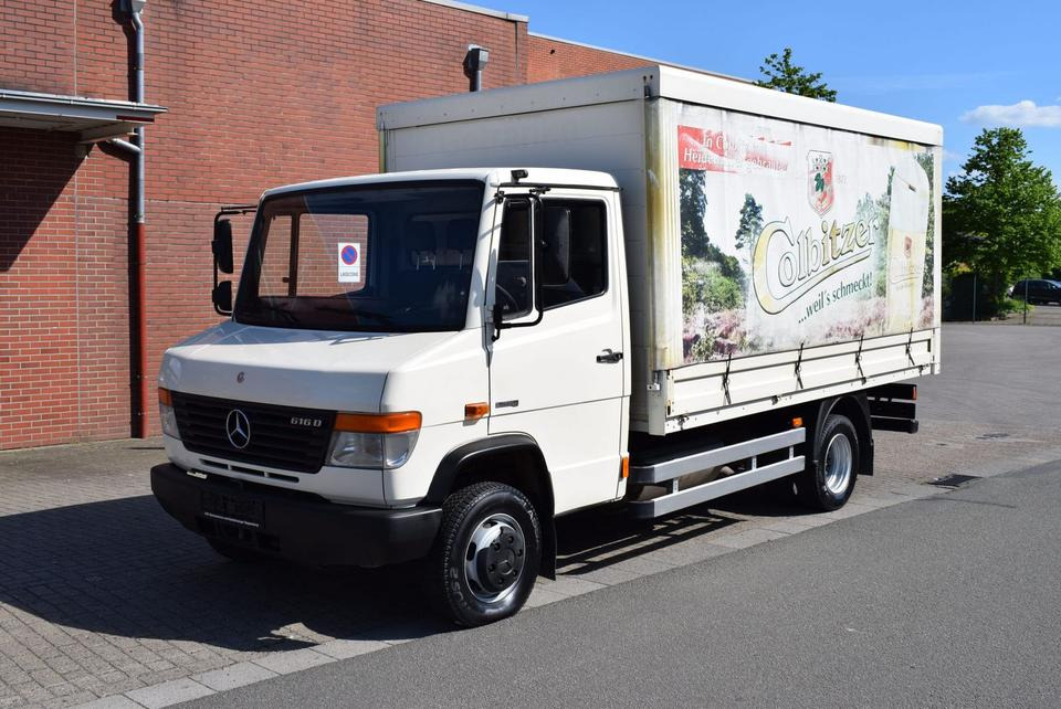 Mercedes-Benz Vario Vario 616 D GetränkeNutzlast 2450KG - Tent veoauto: pilt 2 Mercedes-Benz Vario Vario 616 D GetränkeNutzlast 2450KG - Tent veoauto: pilt 2