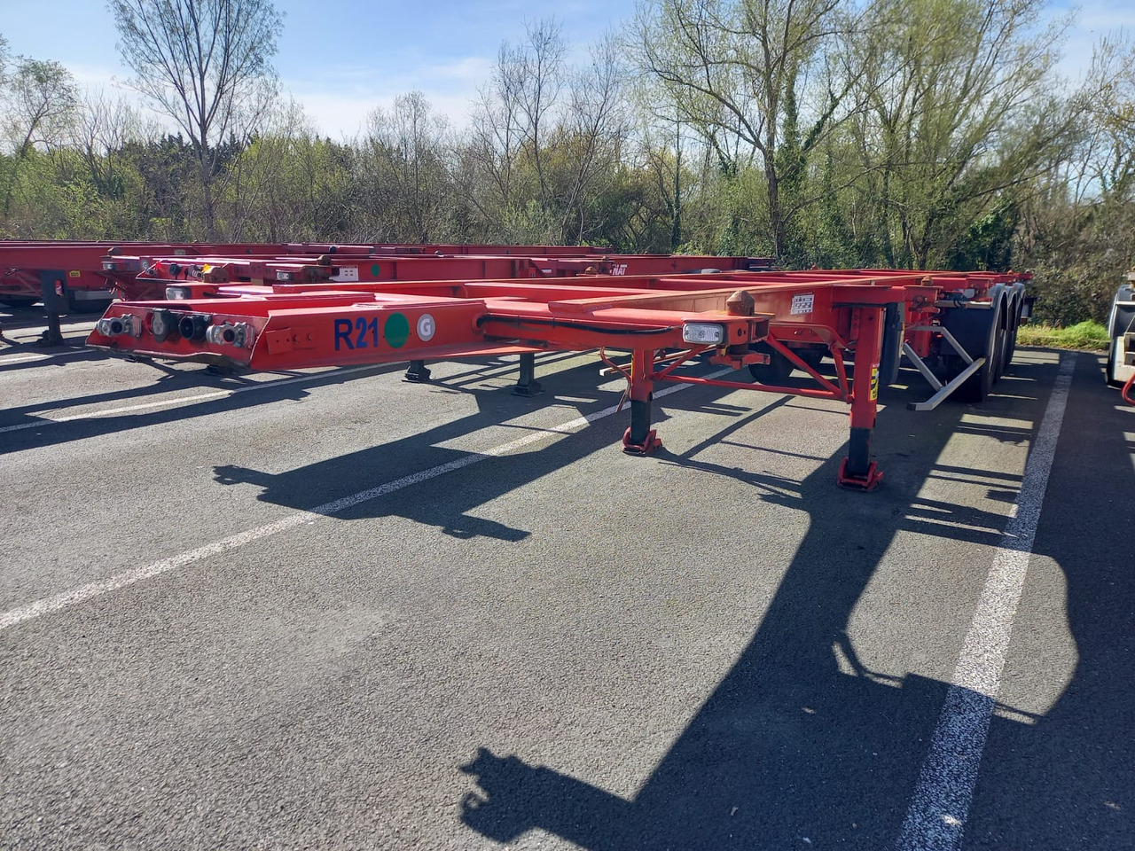 FRUEHAUF - Konteinerveduk/ Tõstukiga poolhaagis: pilt 5 FRUEHAUF - Konteinerveduk/ Tõstukiga poolhaagis: pilt 5