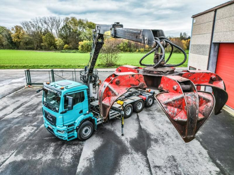 MAN TGS 35.520 BL-8x4-4 BL+TAJFUN L170 K - Konkstõstukiga veoauto, Kraanaga veoauto: pilt 2 MAN TGS 35.520 BL-8x4-4 BL+TAJFUN L170 K - Konkstõstukiga veoauto, Kraanaga veoauto: pilt 2