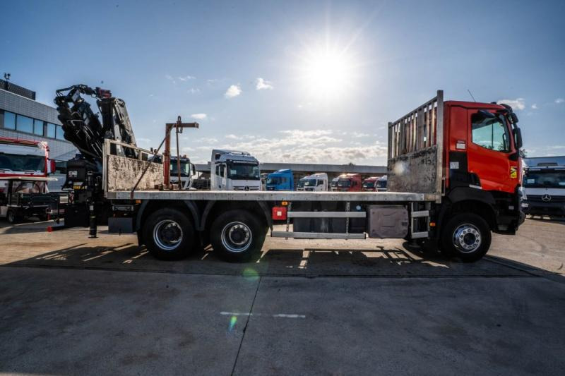 Renault K 380+HIAB 16T/m ( 4 Ext.) - Madelveok/ Platvormveok, Kraanaga veoauto: pilt 3 Renault K 380+HIAB 16T/m ( 4 Ext.) - Madelveok/ Platvormveok, Kraanaga veoauto: pilt 3