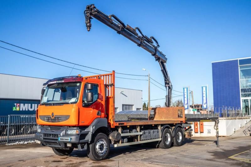 Renault KERAX 380DXI+E5+PK16TM/3EXT - Madelveok/ Platvormveok, Kraanaga veoauto: pilt 1 Renault KERAX 380DXI+E5+PK16TM/3EXT - Madelveok/ Platvormveok, Kraanaga veoauto: pilt 1