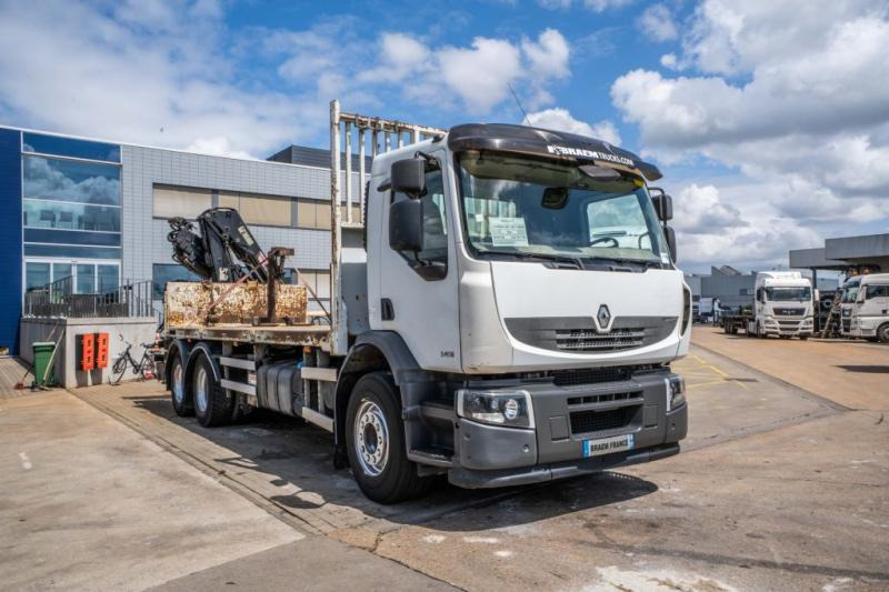 Renault LANDER 340 DXI-6X4+HIAB 14 T/m/3xhydr. - Madelveok/ Platvormveok, Kraanaga veoauto: pilt 2 Renault LANDER 340 DXI-6X4+HIAB 14 T/m/3xhydr. - Madelveok/ Platvormveok, Kraanaga veoauto: pilt 2