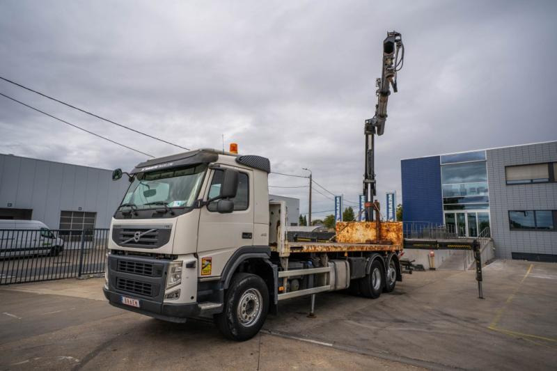 Volvo FM 410 DXI -6X2+HIAB 24 T/m/2x - Madelveok/ Platvormveok, Kraanaga veoauto: pilt 1 Volvo FM 410 DXI -6X2+HIAB 24 T/m/2x - Madelveok/ Platvormveok, Kraanaga veoauto: pilt 1