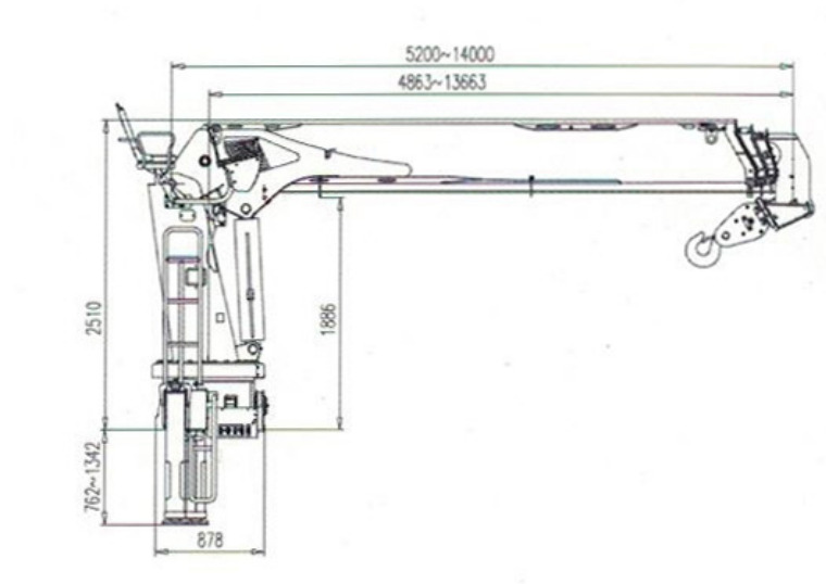 JSIE JSIE5310SCD - Kraanaga veoauto: pilt 3 JSIE JSIE5310SCD - Kraanaga veoauto: pilt 3