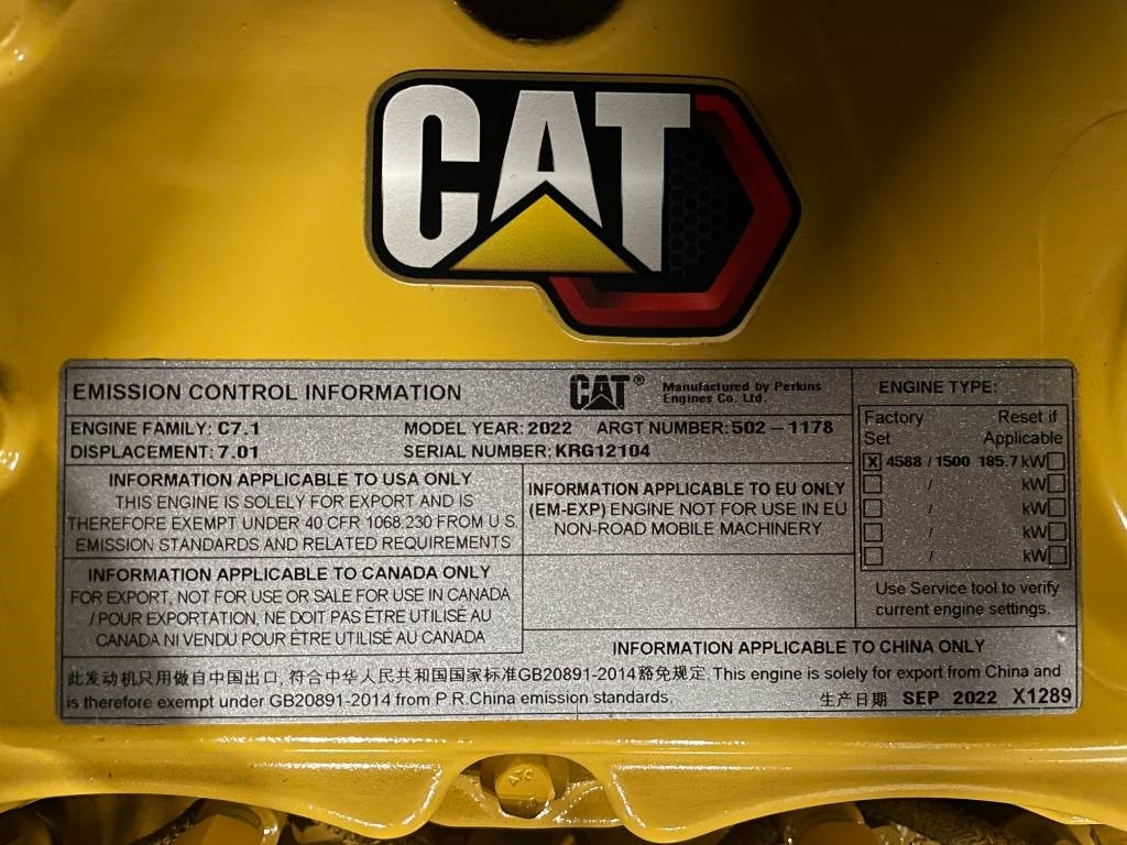Uus Generaatorikomplekt CAT DE200E0 - 200 kVA Generator - DPX-18017: pilt 21