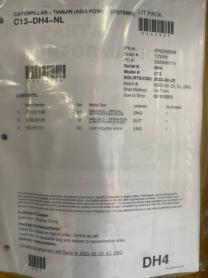 CAT DE450E0 - C13 - 450 kVA Generator - DPX-18024  liising CAT DE450E0 - C13 - 450 kVA Generator - DPX-18024: pilt 24