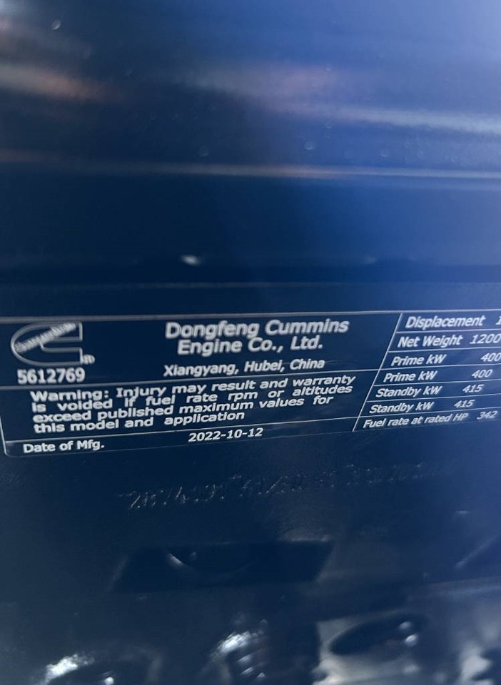 Uus Generaatorikomplekt Cummins 6ZTAA13-G4 - 500 kVA Generator - DPX-19845: pilt 12