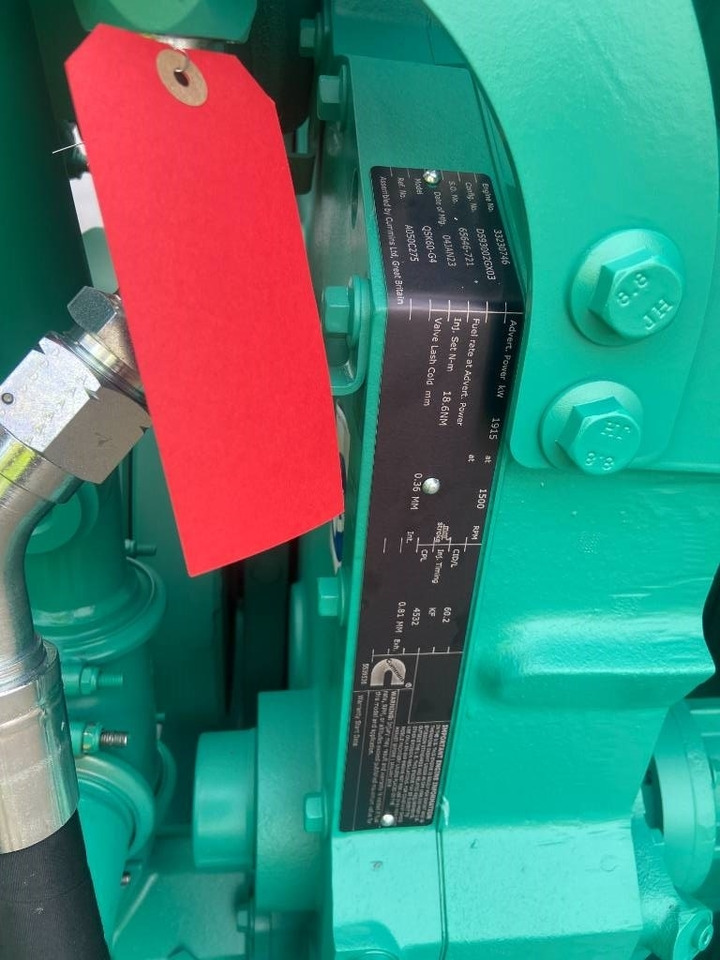 Cummins C2250D5 - 2.250 kVA Genset - QSK60 - DPX-18536-A liising Cummins C2250D5 - 2.250 kVA Genset - QSK60 - DPX-18536-A: pilt 7 Cummins C2250D5 - 2.250 kVA Genset - QSK60 - DPX-18536-A liising Cummins C2250D5 - 2.250 kVA Genset - QSK60 - DPX-18536-A: pilt 7