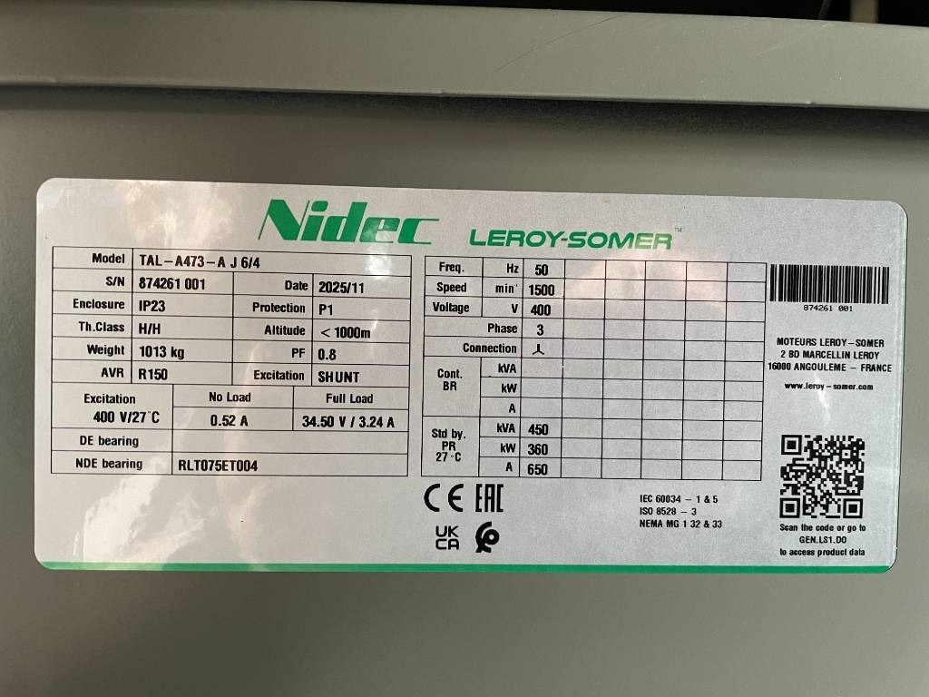 Uus Generaatorikomplekt Cummins QSNT-G3 - 440 kVA Generator - DPX-19844: pilt 20