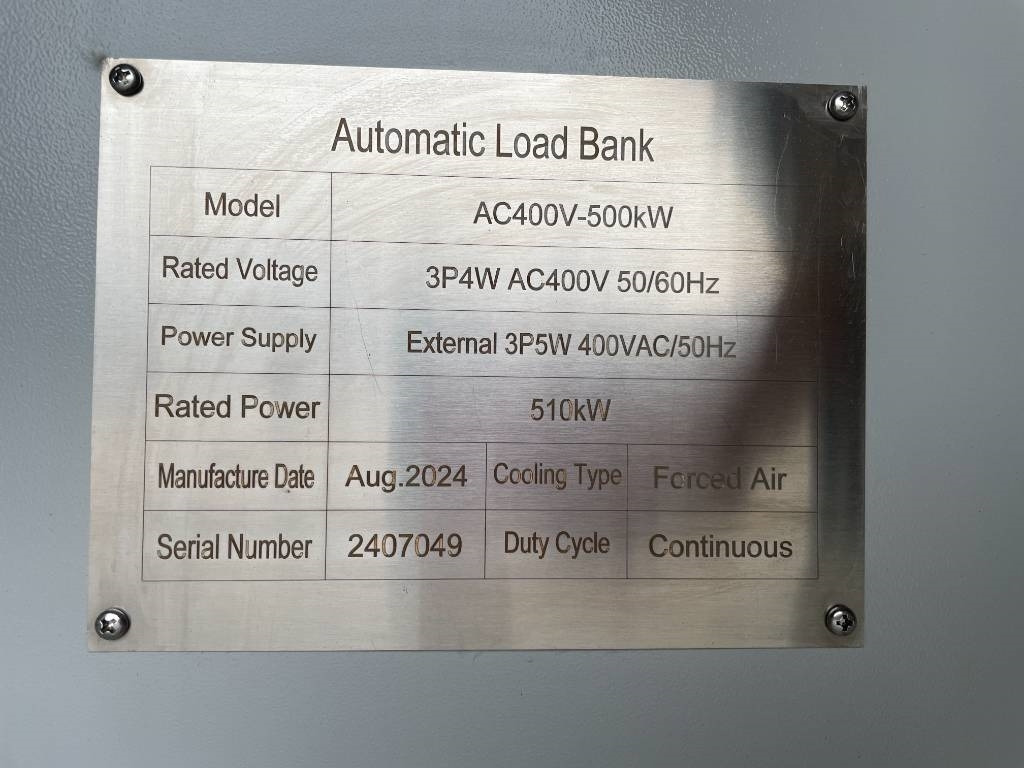 Uus Ehitusmasinad DPX Power Loadbank 500 kW - DPX-30022: pilt 7