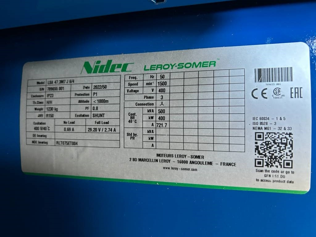 Generaatorikomplekt Perkins 2506C-E15TAG2 - 550 kVA Surplus genset - DPX-20019: pilt 16