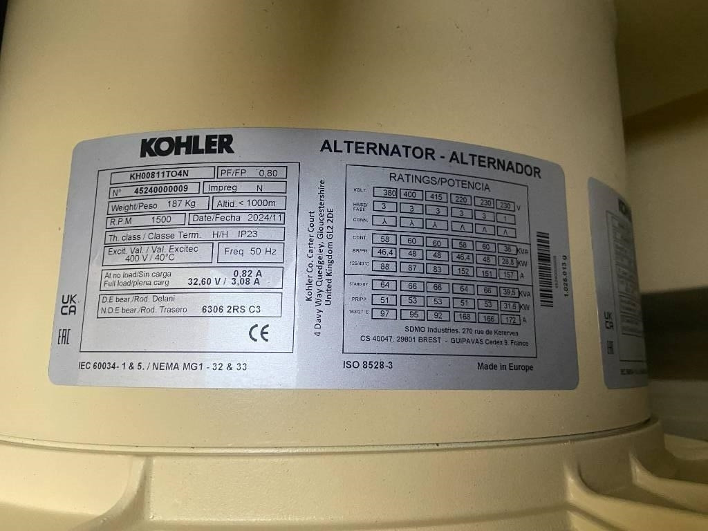 Sdmo J66 - 66 kVA Generator - DPX-17103  liising Sdmo J66 - 66 kVA Generator - DPX-17103: pilt 15