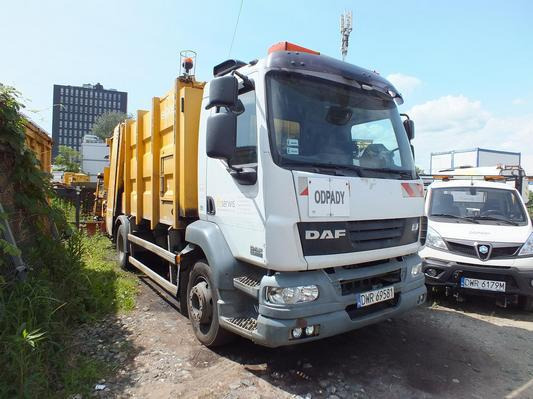 DAF LF WYWÓZ ŚMIECI - Prügiauto: pilt 1 DAF LF WYWÓZ ŚMIECI - Prügiauto: pilt 1