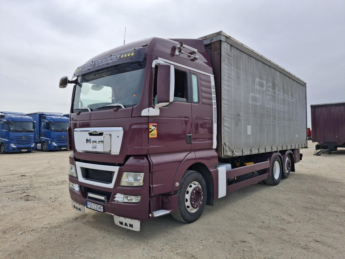 MAN TGX 26.440 SOLÓWKA + PRZYCZEPA KRONE - Tent veoauto: pilt 2 MAN TGX 26.440 SOLÓWKA + PRZYCZEPA KRONE - Tent veoauto: pilt 2