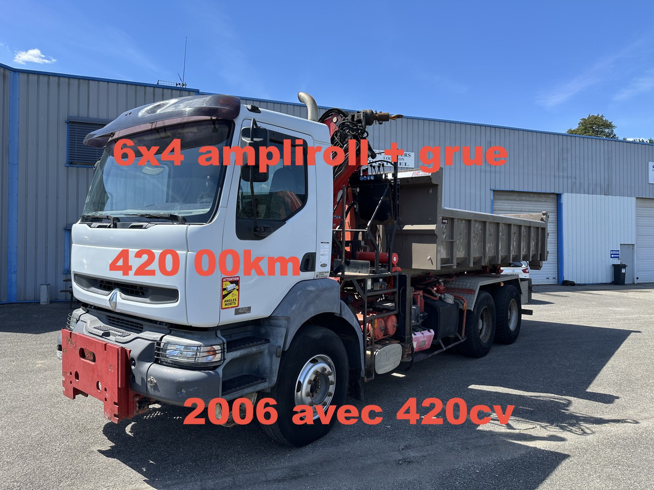 RENAULT KERAX 420DCI - Konkstõstukiga veoauto, Kraanaga veoauto: pilt 1 RENAULT KERAX 420DCI - Konkstõstukiga veoauto, Kraanaga veoauto: pilt 1