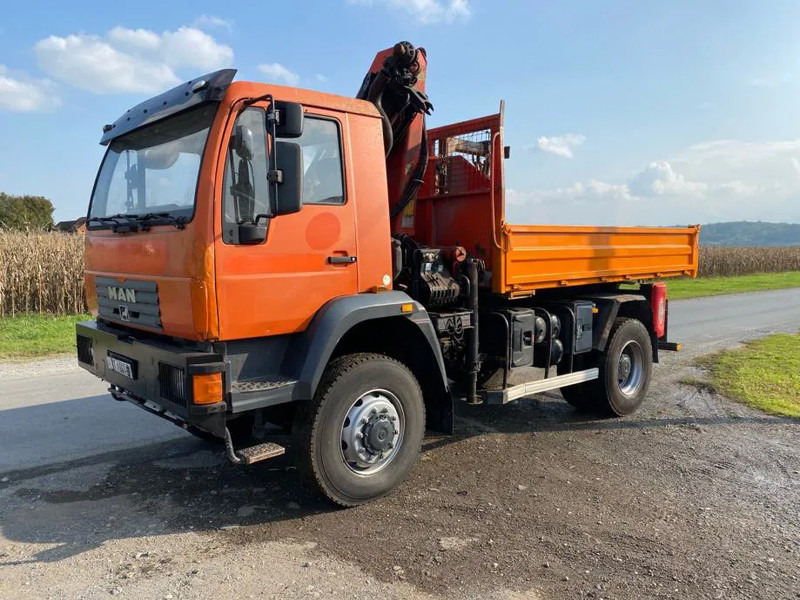 MAN LE 18-280 , 4X4 , Tipper , Palfinger PK 9501 - Kallurauto, Kraanaga veoauto: pilt 3 MAN LE 18-280 , 4X4 , Tipper , Palfinger PK 9501 - Kallurauto, Kraanaga veoauto: pilt 3