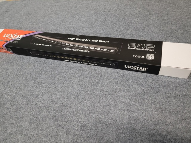 Varuosa LUXTAR® Ledramp R42 240W Curved <105cm: pilt 1