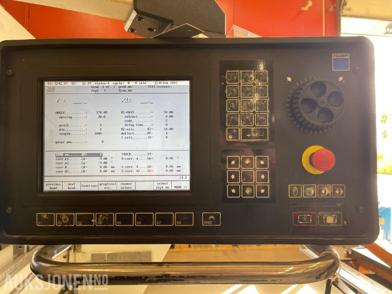 1996 Trumpf TrumaBend V130 plateknekke - reparasjonsobjekt - Ehitusseade: pilt 5 1996 Trumpf TrumaBend V130 plateknekke - reparasjonsobjekt - Ehitusseade: pilt 5