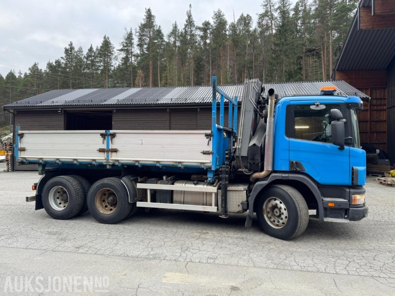 1997 Scania P124 400 kranbil med 3-veis tipp og klype - Kraanaga veoauto: pilt 5 1997 Scania P124 400 kranbil med 3-veis tipp og klype - Kraanaga veoauto: pilt 5