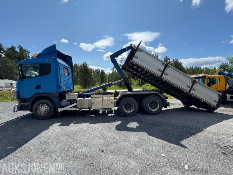 2001 Scania R 164GB 6X2NA 480 / krokbil med flak og uttak for kran - Konkstõstukiga veoauto: pilt 2 2001 Scania R 164GB 6X2NA 480 / krokbil med flak og uttak for kran - Konkstõstukiga veoauto: pilt 2