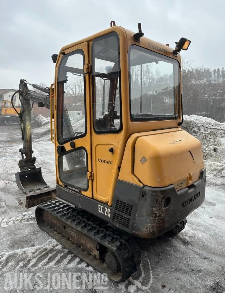 2002 Volvo EC20xt minigraver PUSSESKUFFE TANNSKUFFE MVA FRI 7136 timer - Miniekskavaator: pilt 5 2002 Volvo EC20xt minigraver PUSSESKUFFE TANNSKUFFE MVA FRI 7136 timer - Miniekskavaator: pilt 5