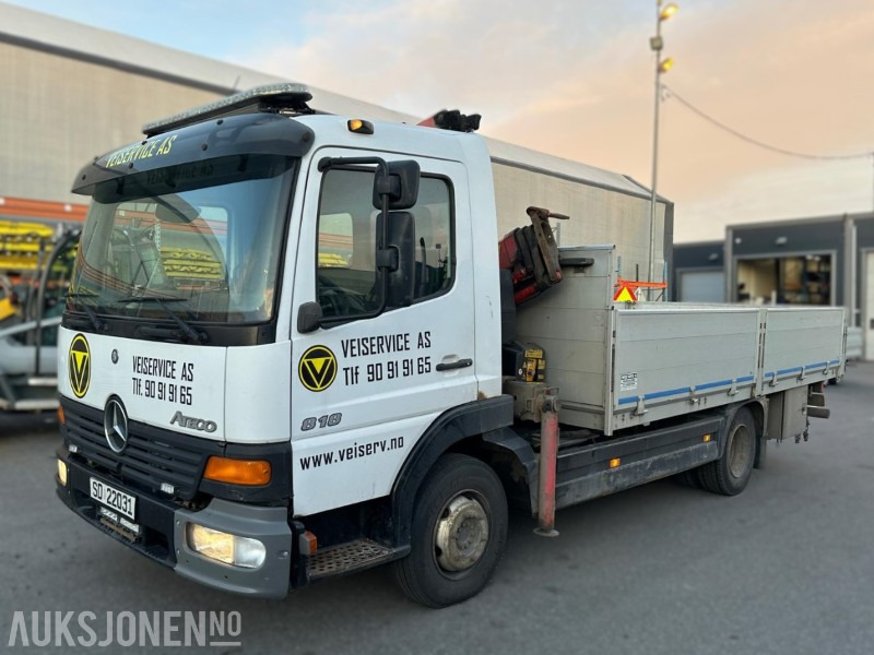 2004 Mercedes-Benz Atego 818/36 AT – Planbil med Fassi F60 kran – EU-godkjent til 02/2026 – Kjørbar - Kraanaga veoauto: pilt 1 2004 Mercedes-Benz Atego 818/36 AT – Planbil med Fassi F60 kran – EU-godkjent til 02/2026 – Kjørbar - Kraanaga veoauto: pilt 1